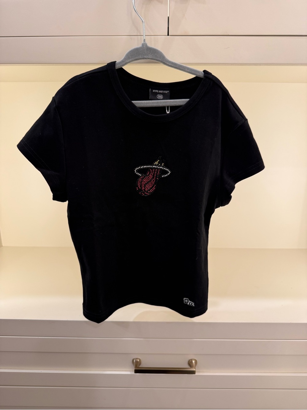Girl Miami Heat Shirt- XS- NWT